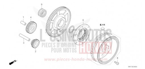 EMBRAYAGE DE DEMARRAGE ADV750N de 2022